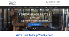 Desktop Screenshot of performance-pilates.com