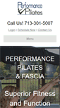 Mobile Screenshot of performance-pilates.com